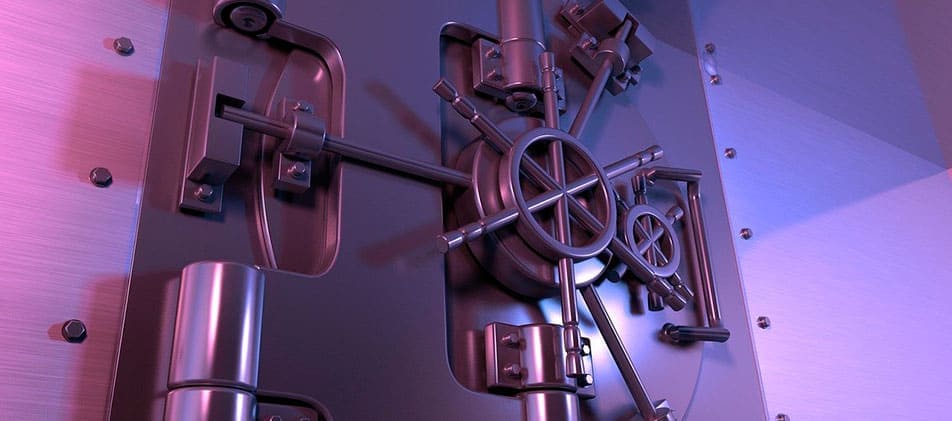 Schwere Tresortür Datenschutz von Privatinsolvenz 24/7 Datenschutzerklärung